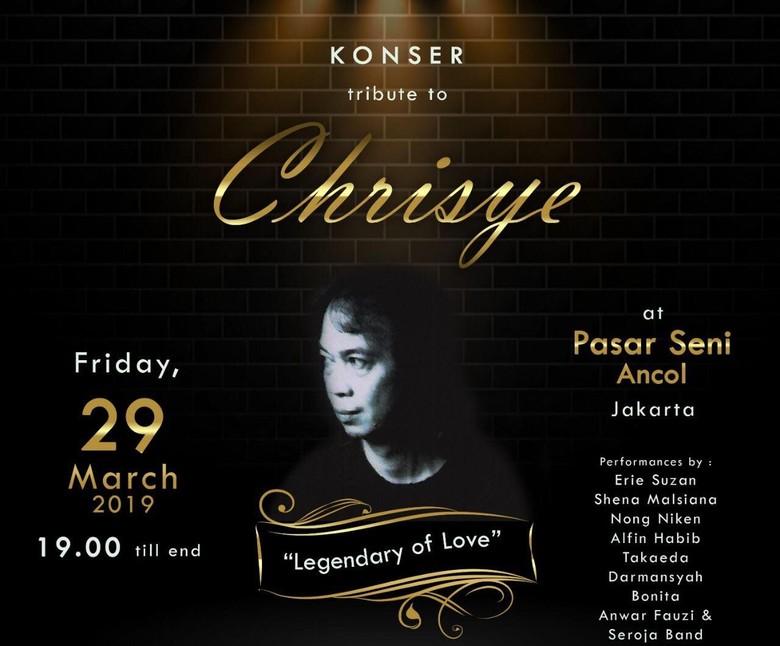 Chrisye, sang penyanyi legendaris. Foto: (dok Ancol) Chrisye, sang penyanyi legendaris. Foto: (dok Ancol)