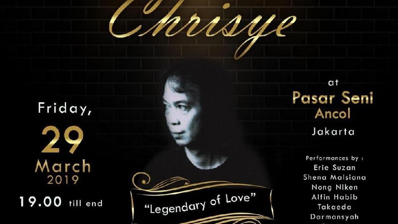 Foto: Rencana Konser Tribute to Chrisye di Ancol (dok Ancol) Foto: Rencana Konser Tribute to Chrisye di Ancol (dok Ancol)