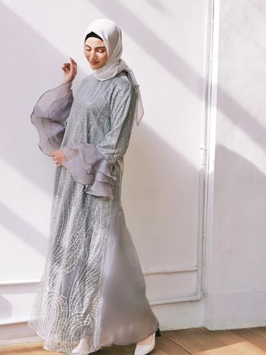 Tren Baju  Kondangan  Hijab Terbaru 2019 Cantik Nggak Pakai 