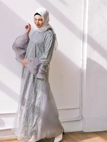 Tren Baju Kondangan Hijab Terbaru 2019 Cantik Nggak Pakai Ribet