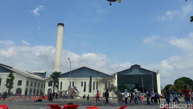 Melihat Sispam Pemilu di Solo, Peragakan Penyelamatan Presiden