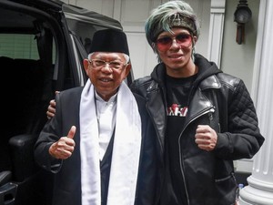 Bertemu Atta Halilintar, Maruf Amin Dapat Ucapan Selamat Ultah