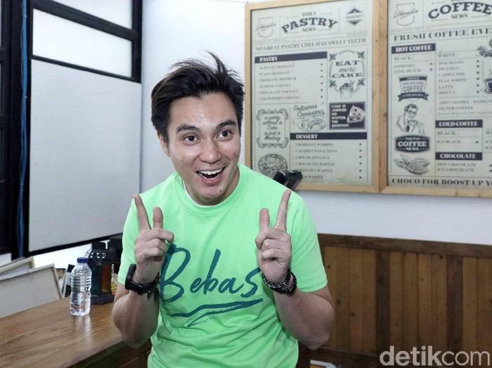 Baim Wong saat ditemui di kawasan Cipete.