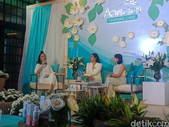 Peluncuran Andalan Feminine Care Intimate Wash/ Foto: Nabila Putri / detikcom Peluncuran Andalan Feminine Care Intimate Wash/ Foto: Nabila Putri / detikcom