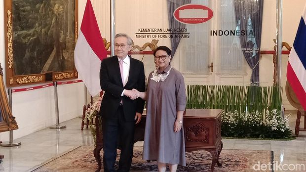 Menlu Thailand Temui Retno di Jakarta, Bahas Penyelesaian Konflik Rohingya