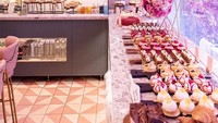 Saat momen-momen tertentu, kafe ini juga menyediakan aneka dessert prasmanan. Di sini pengunjung bisa mencicip aneka pastry lezat yang juga cantik. Foto: instagram elan_cafe