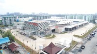Pasar ikan modern Muara Baru akan diresmikan  PresidenJoko Widodo (Jokowi) pada Rabu malam (13/3/2019). Jokowi akan didamping Menteri Kelautan dan Perikanan Susi Pudjiastuti. Pool/Dok. Perum Perindo.