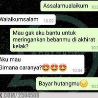 Kalau tidak ada cara lain, coba ingatkan orang yang ditagih utang dengan hari pembalasan. Foto: ist