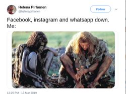 Meme Kocak Facebook, WhatsApp dan Instagram Tumbang