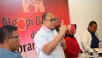 Diskusi dilatari akan digelarnya debat cawapres Maruf Amin dan Sandiaga Uno pada Minggu (17/3/2019).