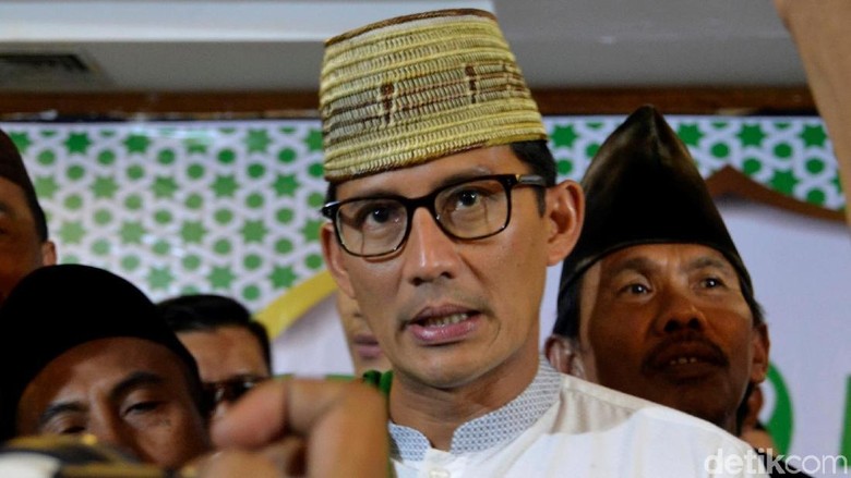 Hadapi Maruf Amin di Debat, Sandi: Yang Muda Harus Sopan Sama Kiai Hadapi Maruf Amin di Debat, Sandi: Yang Muda Harus Sopan Sama Kiai