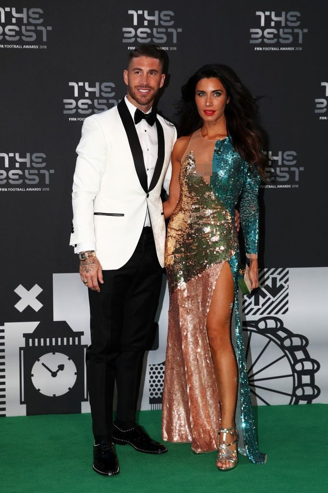Pilar Rubio merupakan kekasih dan juga teman hidup Sergio Ramos selama tujuh tahun. Hubungan asmara mereka telah membuahkan tiga orang anak. Foto: Getty Images