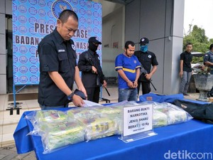 Kurir Sabu Jaringan Lapas Lampung Ditangkap di Tol Tangerang