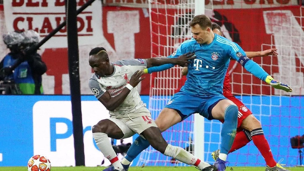 Bayern Munich Vs Liverpool 1-1 di babak pertama (REUTERS/Michael Dalder)