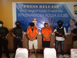 2 Kurir Sabu Internasional Asal Sulsel Dibekuk