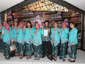Dukung Pemilu Damai, MPR RI Ikut Lomba Paduan Suara KPU