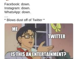 Meme Kocak Facebook, WhatsApp dan Instagram Tumbang