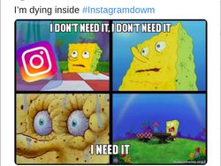 Meme Kocak Facebook, WhatsApp dan Instagram Tumbang