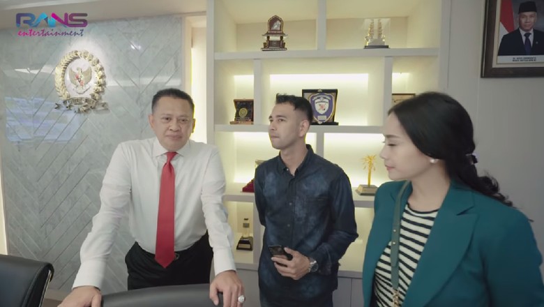  Raffi  Ahmad  Takjub Lihat Ruangan Ketua DPR Ada Pintu  Rahasia 