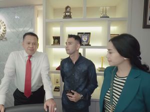 Raffi Ahmad Takjub Lihat Ruangan Ketua DPR, Ada Pintu Rahasia!