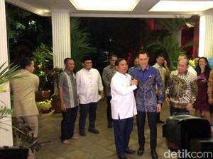 Bertemu Prabowo, AHY Lapor Hasil Kampanye di Daerah
