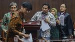Suasana Sidang Pendahuluan Uji Materi UU Pemilu
