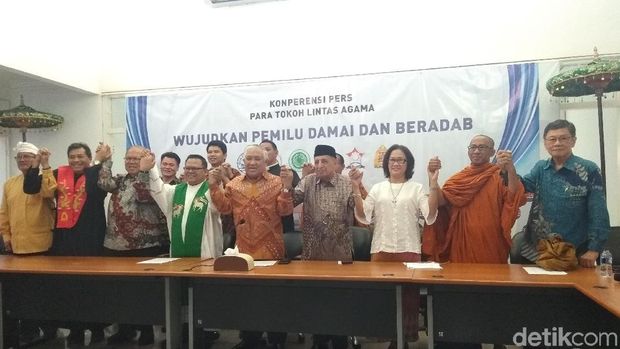 Serukan Pemilu Damai, Tokoh Lintas Agama: Jangan Tegang karena Bukan Perang
