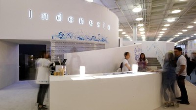 Megahnya Paviliun Indonesia di London Book Fair 2019