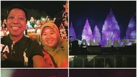 Saat di Candi Prambanan, menikmati Prambanan Jazz tahun 2016 lalu (romahurmuziy/Instagram)
