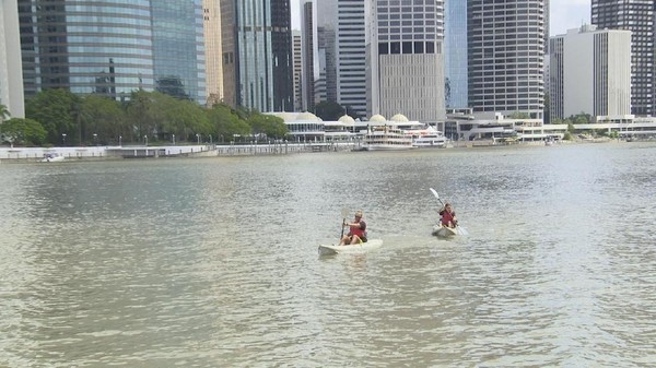 Beranjak ke Sungai Brisbane, bisa seru-seruan main kayak nih (My Trip My Adventure)