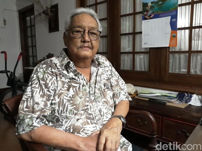 Tokoh senior PPP, Mudrick Sangidu, Solo, Jumat (15/3/2019).