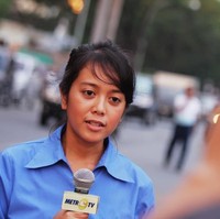 Putri memulai pekerjaannya sebagai wartawan cetak di Media Indonesia, satu grup dengan Metro TV yang tergabung ke dalam Media Group. Setelah enam bulan, Putri kemudian di tempatkan sebagai reporter di Metro TV. Foto: Instagram @putrgrimaldy