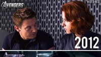 Banyak yang menanti kisah romansa antara Black Widow dan Hawkeye. Dok. Twitter