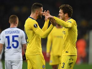 Hasil Liga Europa: Giroud Hat-trick, Chelsea ke Perempatfinal
