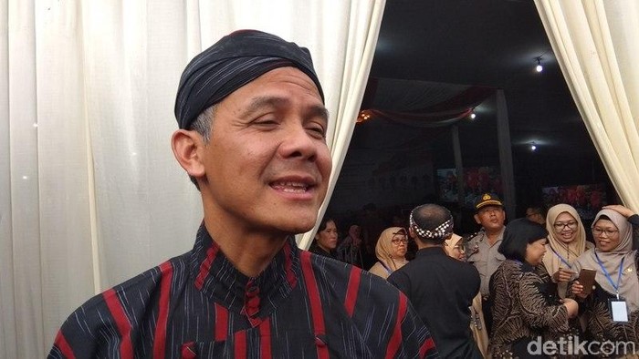 Gubernur Jawa Tengah, Ganjar Pranowo di Magelang, (15/3/2019)