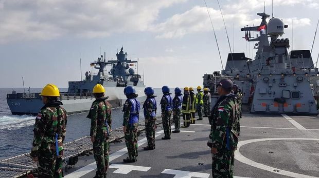 TNI AL dan Tentara Jerman Latihan Bersama di Laut Mediterania 
