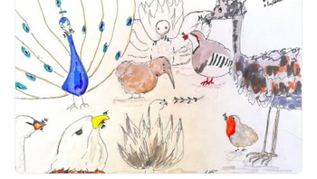 Kiwi ditentramkan oleh para hewan lain. Perlambang Selandia Baru mendapat dukungan dari banyak negara untuk melewati tragedi ini. Foto: istimewa