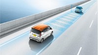 Bagian depan mobil ini memliki kesamaan desain dengan Livina dan Xpander. Mobil-mobil ini pun akan dilengkapi dengan teknologi semi otonom yakni fitur yang menjaga mobil tetap di satu lajur pada jalanan bebas hambatan. Istimewa/Dok. Nissan.