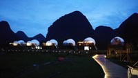 Penginapan ini diberi nama Wow Bubbles. Gelembung ini juga tahan air dan tahan angin. Istimewa/Dok. Inhabitat.