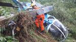 Begini Potret Rusaknya Helikopter yang Jatuh di Tasikmalaya
