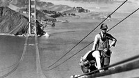 Golden Gate Bridge di San Francisco California. Jembatan ini dibangun pada 5 Januari 1933 oleh insinyur Joseph Strauss dan Charles Ellis. Pembangunan menelan biaya US$ 35 juta. Istimewa/Dok. Boredpanda.