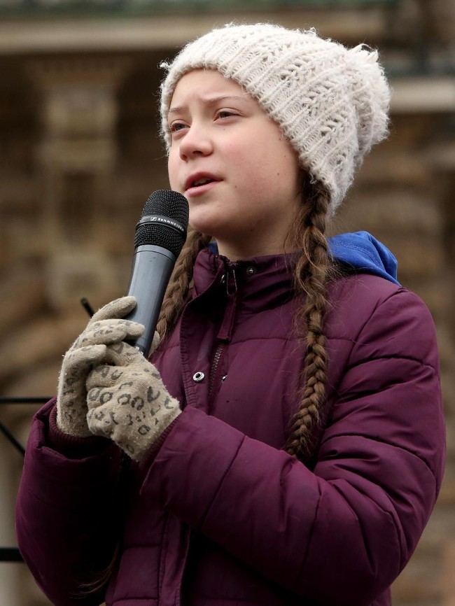 Prestasi apa yang kamu punya ketika berusia 16 tahun? Bagi Greta Thunberg, prestasi itu bisa saja penghargaan Nobel. The Guardian mengabarkan, aktivis lingkungan muda ini dipertimbangkan sebagai salah satu kandidat peraih Nobel perdamaian dunia atas usulan politikus dan kalangan akademisi. (Foto: Getty Images)