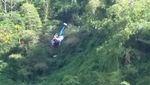 Foto: Potret Helikopter Jatuh di Desa Jayaratu Tasikmalaya