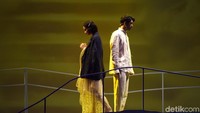 Panggung musikal Cinta Tak Pernah Sederhana digelar pada 16-17 Maret 2019 di Teater Jakarta, TIM. (Noel/detikhot)
