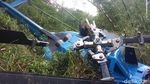 Begini Potret Rusaknya Helikopter yang Jatuh di Tasikmalaya