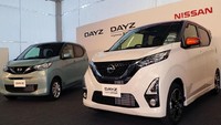 Keempat model itu adalah Mitsubishi eK wagon, Mitsubishi eK X, Nissan Dayz, dan Nissan Dayz Highway Star. Istimewa/Dok. Nissan.