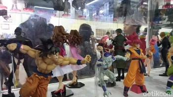 Pameran mainan dan hobi ini dipromotori SACCA Production bekerja sama dengan Tokopedia. Jadi, tak heran kalau tiket bisa dibeli dari Tokopedia, dan ada beragam promo khusus untuk pengguna e-commerce yang identik dengan warna hijau tersebut. Foto: detikINET/Rachmatunnisa