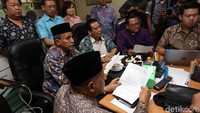 Lembaga Persahabatan Ormas Islam (LPOI) bersama Ormas Keagamaan di Indonesia melakukan pertemuan untuk menyatakan sikap atas aksi teror penembakan dua masjid di Selandia Baru, Jakarta, Sabtu (16/3/2019).