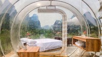 Mengutip Inhabitat, area kemping ini berada di wilayah Guangxi China. Istimewa/Dok. Inhabitat.