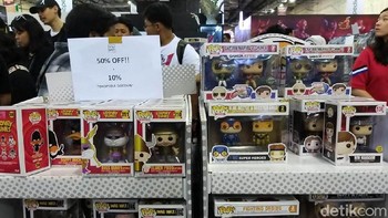 Ada sekitar 300 stand peserta dan community exhibition area di Toys & Fair 2019. Foto: detikINET/Rachmatunnisa